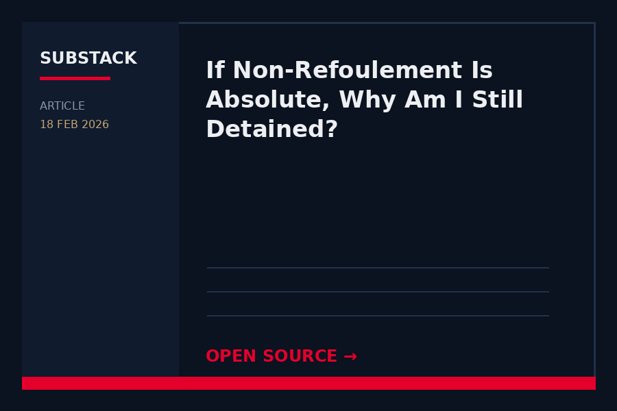 Article preview: reflections on prolonged detention